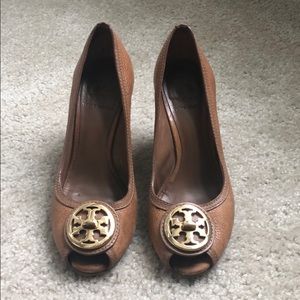 Tory Burch Julianne Peep Toe Wedge